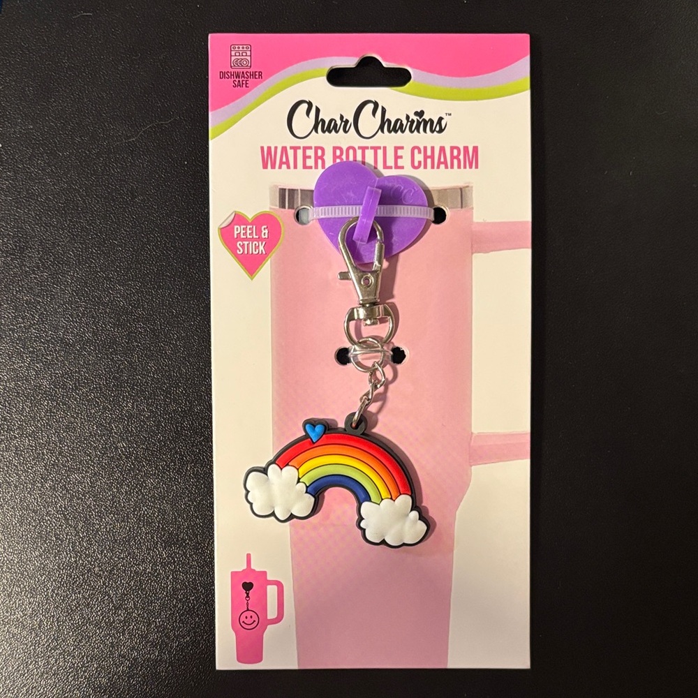 CharCharms Water Bottle Charm Rainbow
